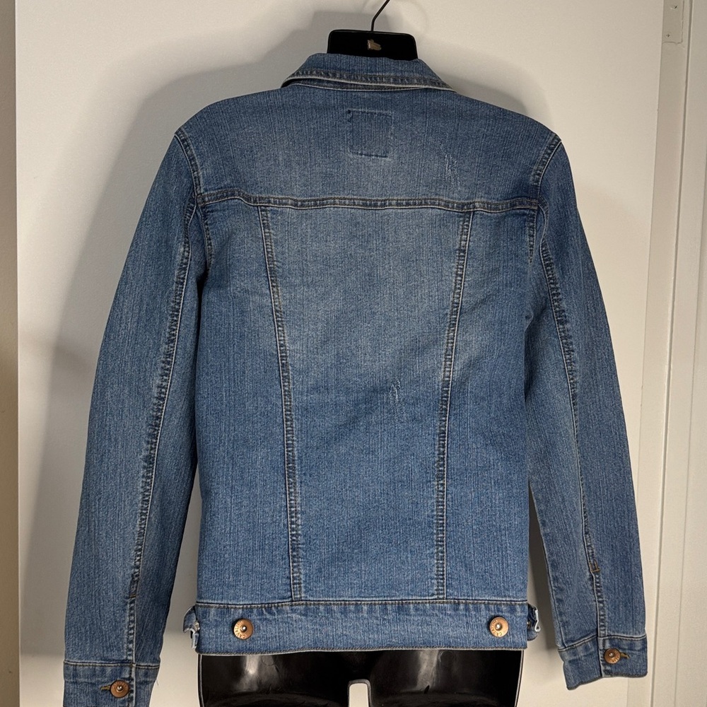 Cavalini Denim Collection Women Jacket Size M - Picture 4 of 6
